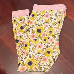 Little Sleepies Floral Pajama Pants - Pink, Yellow, Black